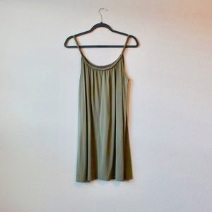 Straight A-line Cotton Mudd Dress